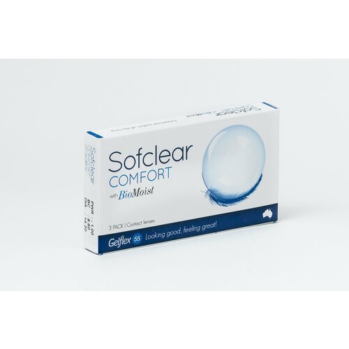 ������ ������ ���������� ����� �� ����� Gelflex Sofclear Comfort with BioMoist, 3 ��., R 8,6, D -1, 1 ��. ����