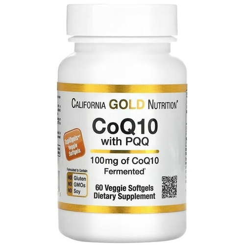 ������ ������ CoQ10 with PQQ (California Gold Nutrition) ���. ����., 60 �, 60 ��. ����