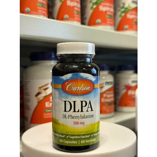 ������ ������ Carlson Labs DLPA 500 mg - DL-�����������, ��������� ���������� � ����������� �������, 60 ������ ����