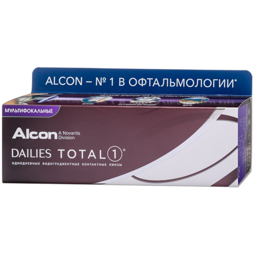 ������ ������ ����������� ���������� ����� Alcon Dailies Total1 Multifocal, 30 ��., R 8,5, D -4,25, ADD: �������, 1 ��. ����