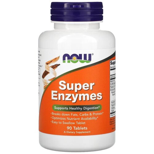 ������ ������ �������� NOW Super Enzymes, 250 �, 150 ��, 90 ��. ����