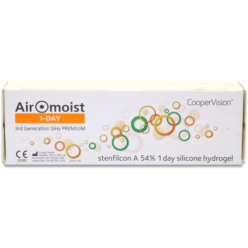 ������ ������ ���������� ����� CooperVision Airomoist 1 Day Premium, 30 ��., R 8,4, D +3 ����