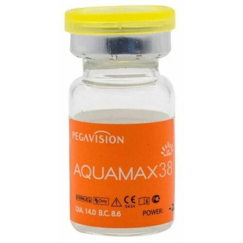 ������ ������ ���������� ����� Pegavision Aquamax 38, 1 ��., R 8,6, D -5,5, 1 ��. ����