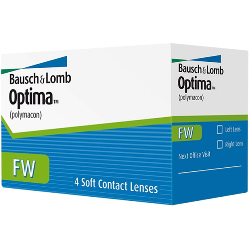 ������ ������ ���������� ����� BAUSCH+LOMB Optima FW, 4 ��., R 8,7, D -4,75, 1 ��. ����