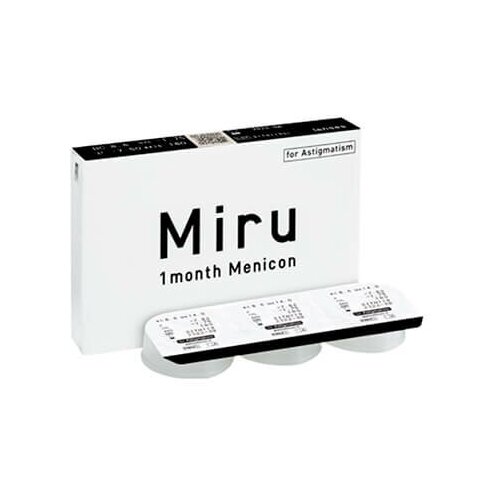 ������ ������ ���������� ����� �� ����� Menicon Miru 1month, 6 ��., R 8,3, D -1, 1 ��. ����