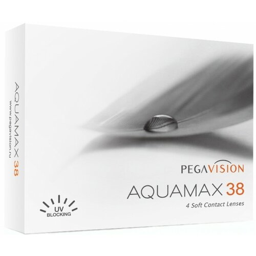 ������ ������ ���������� ����� Pegavision Aquamax 38, 4 ��., R 8,6, D -1,25 ����