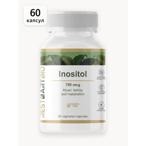 ������ ������ ��� �������� 750 �� RESTARTBIO 60 ������ / �������� ��� ������ � ������� �������� inositol ���������� ����