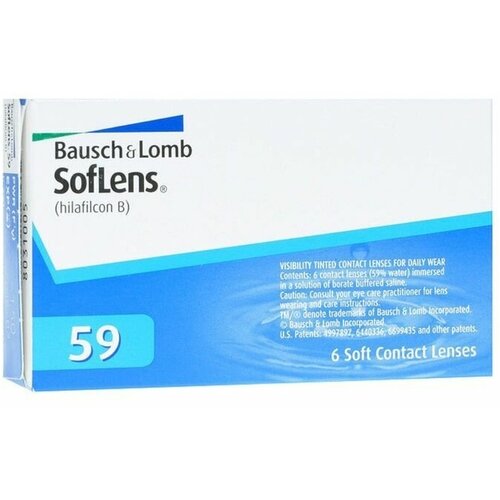 ������ ������ ���������� ����� Bausch & Lomb SofLens 59, 6 ��., R 8,6, D -5,5 ����