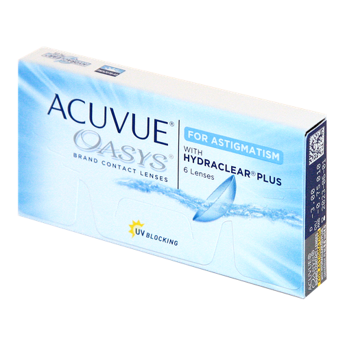 ������ ������ ���������� ����� ACUVUE OASYS For Astigmatism with Hydraclear Plus., R 8,6, D +4,75,�CYL:�-0,75,�A�:�150 ����