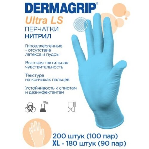 ������ ������ �������� ���������� Dermagrip Ultra LS, ����: �������, ������ M, 20 ��. (10 ���), 7 ����� ������� ���� ����