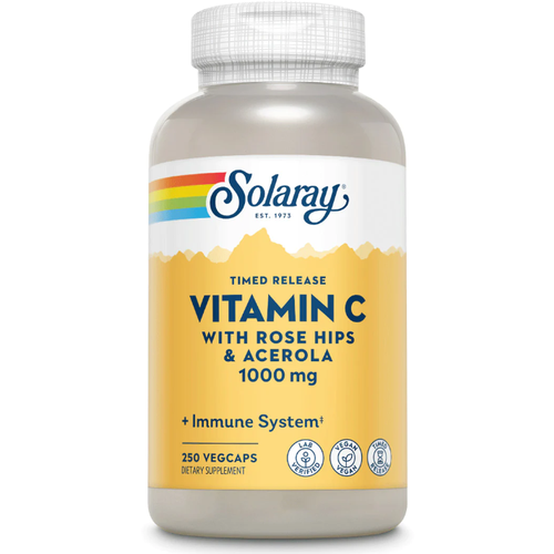 ������ ������ Solaray Vitamin C 1000 mg TR with Rose Hip & Acerola (������� C 1000 ��) 250 ��� ������ (Solaray) ����