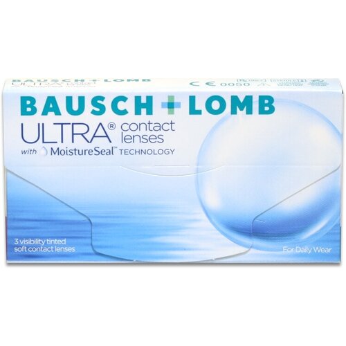 ������ ������ ���������� ����� Bausch & Lomb Ultra, 3 ��., R 8,5, D -1,5 ����