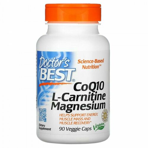 ������ ������ Doctor s Best, CoQ10 L-Carnitine Magnesium, 90 Veggie Caps ����