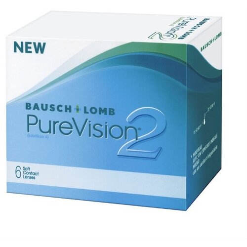 ������ ������ ���������� ����� Bausch & Lomb PureVision 2 HD., 6 ��., R 8,6, D +4 ����