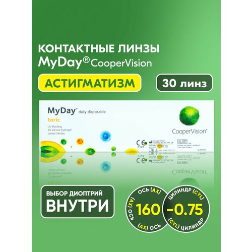 ������ ������ ����� ���������� ������ ������������� ����������� MyDay daily disposable tori�, -0.00 I ������� -0.75 I ��� 160 I 30 ���� I ����������� I ���������� ����