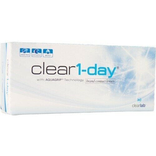 ������ ������ ���������� ����� Clearlab Clear 1-day, 30 ��., R 8,7, D +1,75, 1 ��. ����