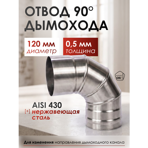 ������ ������ ����� 90*, 120, AISI 430/0,5��, h245�� ����