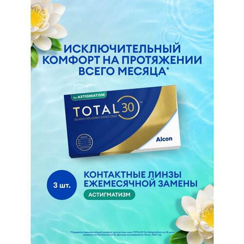 ������ ������ ��������������� ����� -2,50, -1,25/ 180/ 3 ��, Alcon, Total30 for Astigmatism ����