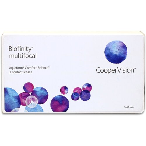 ������ ������ ���������� ����� CooperVision Biofinity Multifocal, 3 ��., R 8,6, D -8, ADD: +2.50 D, 1 ��. ����