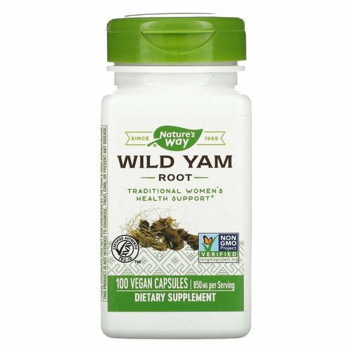 ������ ������ Nature s Way, Wild Yam Root, 425 mg, 100 Vegan Capsules ����