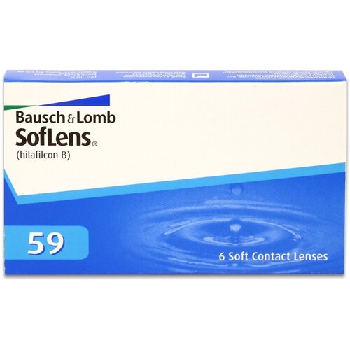 ������ ������ ���������� ����� Bausch & Lomb SofLens 59, 6 ��., R 8,6, D +6 ����