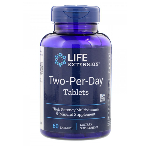 ������ ������ Two Per Day Multivitamin �������������� ������ � ���� Life Extension 60 �������� ����