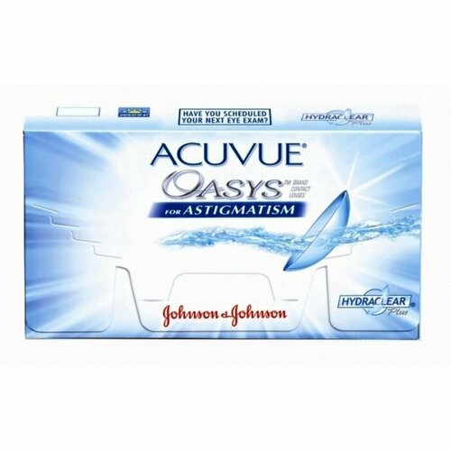 ������ ������ ���������� ����� ACUVUE Oasys for Astigmatism with Hydraclear Plus, 6 ��., R 8,6, D +4,75,�CYL:�-2,25,�A�:�110, 1 ��. ����