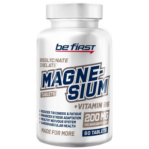 ������ ������ �������� Be First Magnesium + Vitamin B6, 120 �, 60 ��, 60 ��. ����