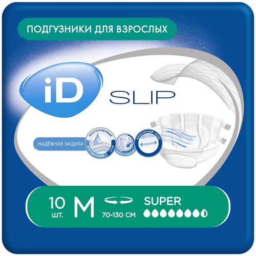 ������ ������ ���������� ��� �������� iD Slip Super, M, 7.5 ������, 70-130 ��, 1 ��. �� 10 ��. ����
