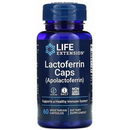 ������ ������ Life Extension Lactoferrin Caps (�����������) 60 ������, ���� �������� 07/2025 ����