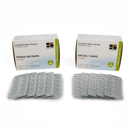 ������ ������ ��������� �������� ��� ������� ������� LOVIBOND �������� (DPD-1 50�� + phenol red 50��) ����