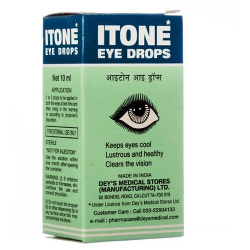 ������ ������ ����� Dey's Medical Stores (Mfg.) Limited Itone eye drops, 20 �, 10 ��, 10 �� ����