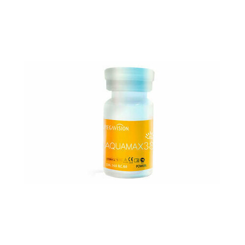������ ������ ���������� ����� Pegavision Aquamax 38, 1 ��., R 8,6, D -3,25, 1 ��. ����
