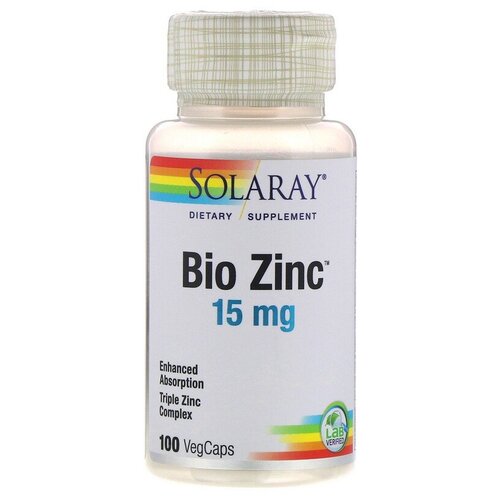 ������ ������ ������� Solaray Bio Zinc 15 ��, 80 �, 100 ��. ����