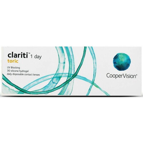 ������ ������ ����������� ���������� ����� CooperVision Clariti 1 day toric., 30 ��., R 8,6, D -1,25,�CYL:�-0,75,�A�:�150, 1 ��. ����