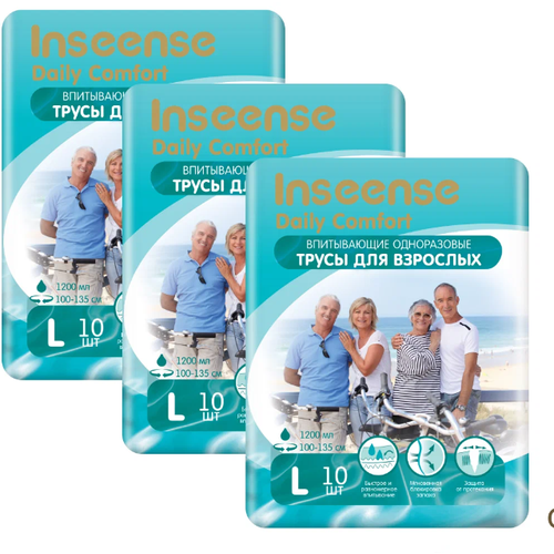 ������ ������ ����� ����������� Inseense Daily Comfort, L, 100-135 ��, 3 ��. �� 10 ��. ����