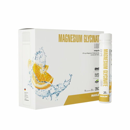 ������ ������ �������� ������ Maxler Magnesium Glycinate Liquid, �������� - 14 �� � 25 �� ����