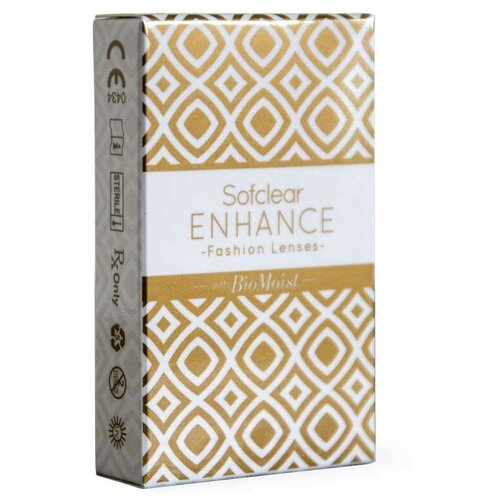 ������ ������ ���������� ����� Gelflex Sofclear Enhance, 2 ��., R 8,6, D -2,5, aqua, 1 ��. ����