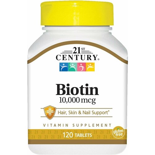 ������ ������ ������ 21st Century, Biotin, 120 ������, 10000 ��� ����