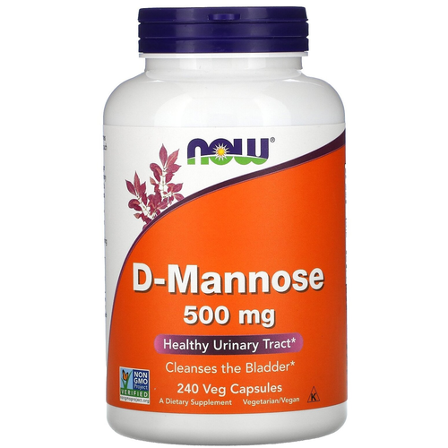 ������ ������ ������� NOW D-Mannose 500 ��, 240 ��. ����