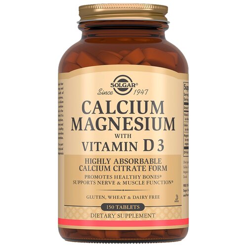 ������ ������ Solgar Calcium Magnesium with Vitamin D3 ���., 200 �, 150 ��. ����