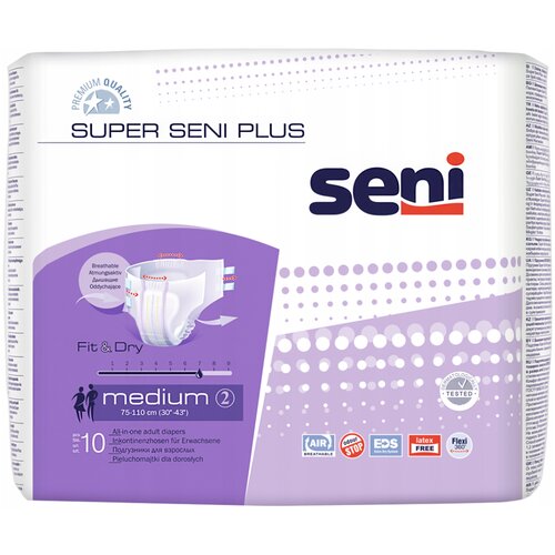 ������ ������ ���������� ��� �������� Super Seni plus medium (������ 75-110 ��) 10 ��. ����