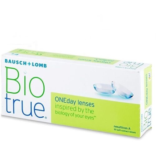 ������ ������ ����������� ���������� ����� BAUSCH+LOMB Biotrue ONEday., 30 ��., R 8,6, D -1,5, 1 ��. ����