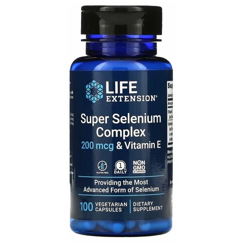 ������ ������ Life Extension Super Selenium Complex 200 mcg & Vitamin E (C���� � ���. �) 100 ������ (Life Extension) ����