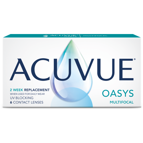 ������ ������ ���������� ����� ACUVUE Oasys Multifocal, 6 ��., R 8,4, D +4, ADD: ������� ����
