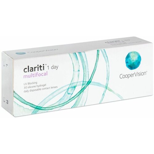 ������ ������ ����������� ���������� ����� CooperVision Clariti 1 day Multifocal, 30 ��., R 8,6, D +3, ADD: �������, 1 ��. ����