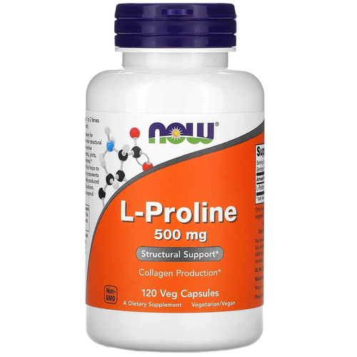 ������ ������ ������� NOW L-Proline, 500 ��, 120 ��. ����