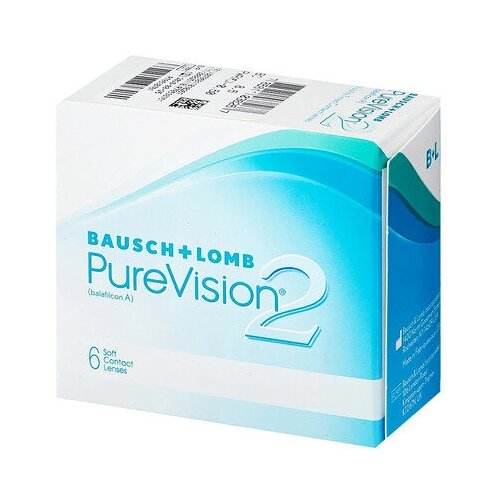 ������ ������ ���������� ����� Bausch & Lomb PureVision 2 HD., 6 ��., R 8,6, D -8 ����