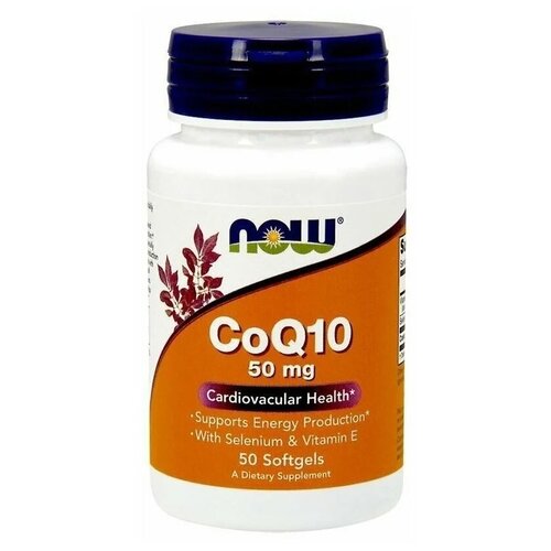 ������ ������ ������� NOW CoQ10 with Selenium and Vitamin E, 50 �, 50 ��, 50 ��. ����