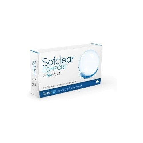 ������ ������ ���������� ����� Gelflex Sofclear Comfort with BioMoist, 3 ��., R 8,6, D -10 ����